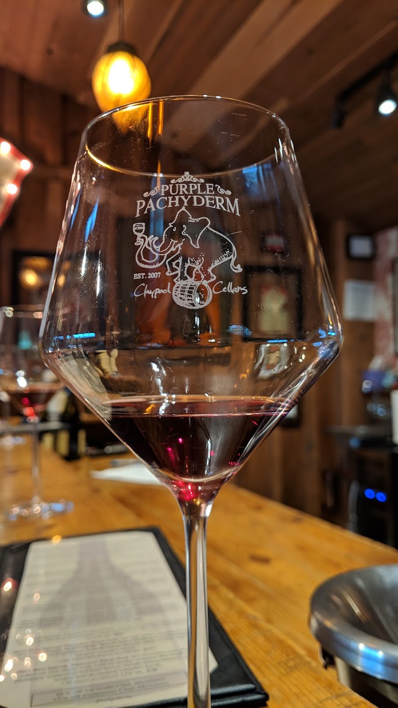Purple Pachyderm wines at Claypool Cellars photo 1